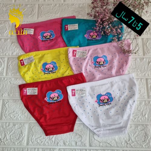 خرید عمده شورت صددرصد نخ پنبه اسلیپ دخترانه اعلاء