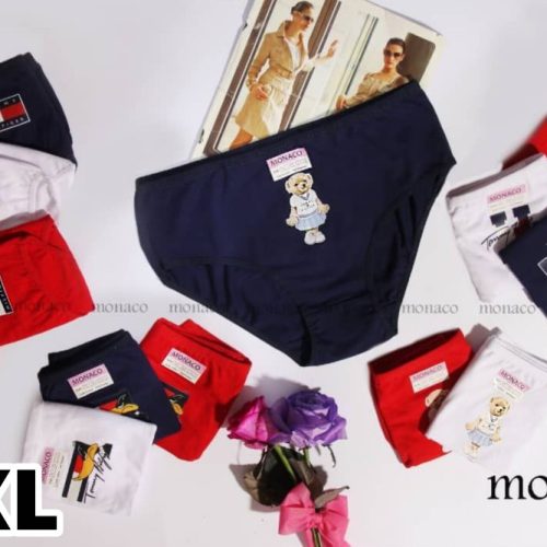 فروش عمده شورت نخ پنبه عروسکی زنانه اعلاء کد 132823