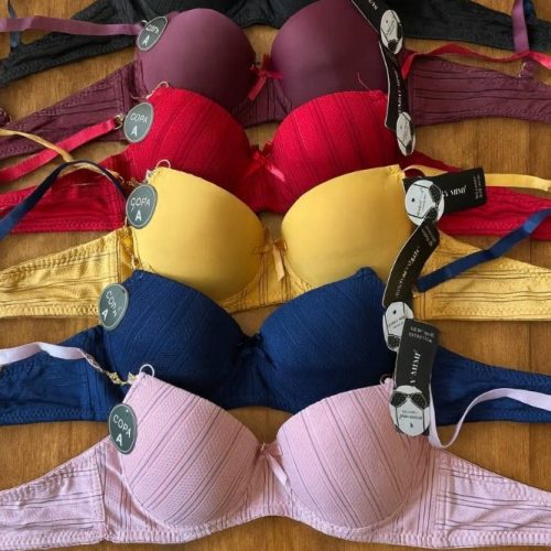 سوتین اسفنجی وارداتی فنردار کاپA دخترانه اعلاء کد 78836 - خرید سوتین دخترانه عمده