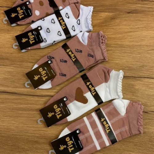 جوراب مچی نخ پنبه زنانه کیفیت درجه یک کد 107258 - خرید جوراب زنانه عمده