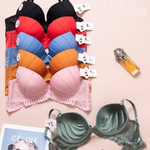 سوتین اسفنجی فنردار کاپB زنانه درجه یک کد 137220 - خرید سوتین زنانه عمده