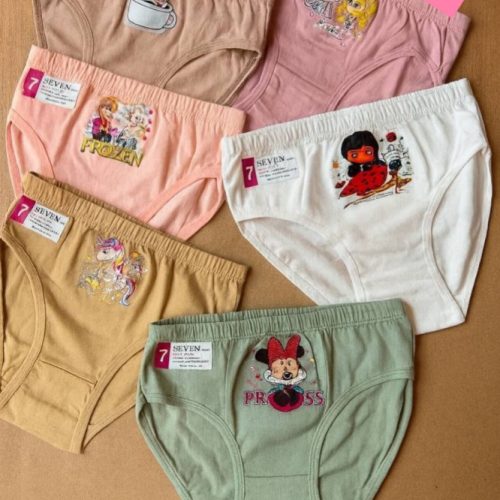 شورت صددرصد نخ پنبه اسلیپ دخترانه اعلاء کد 137230 - خرید شورت دخترانه عمده