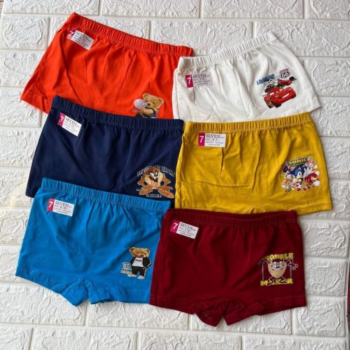 شورت نیم پا صددرصد نخ پنبه پسرانه اعلاء کد 117842 - خرید شورت پسرانه عمده