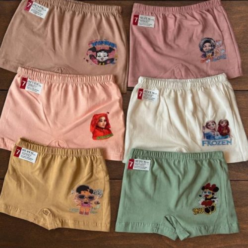 شورت نیم پا صددرصد نخ پنبه دخترانه اعلاء کد 117841 - خرید شورت پسرانه عمده