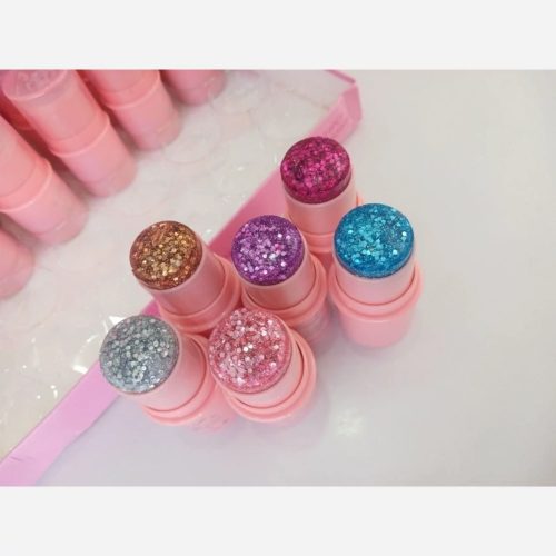 فروش عمده گلیتر ژله ای  پیچی 😍😍 - آرایشی صورت عمده