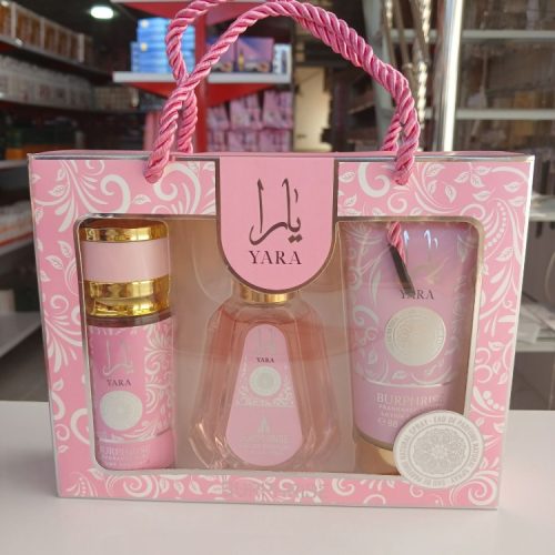 فروش عمده پک کادویی سه‌تایی یارا اصلی gh😍😍 - مراقبت بدن عمده