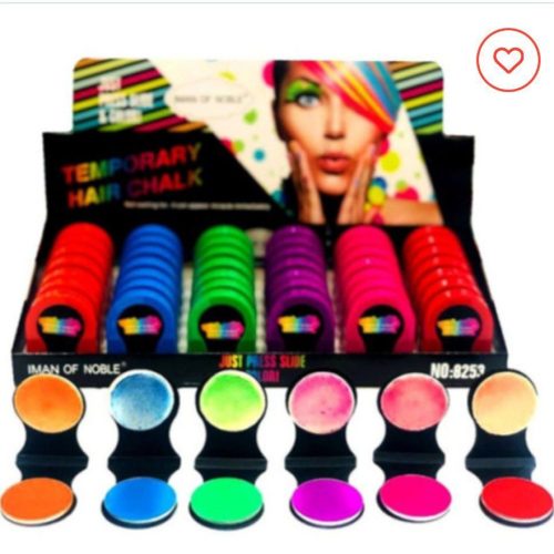 فروش عمده گچ مو رنگی سکه ای ️ کد 130657