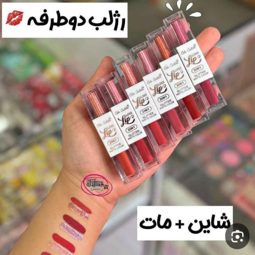 فروش عمده رژ لب دو طرفه کالر با کیفیت کد 130660