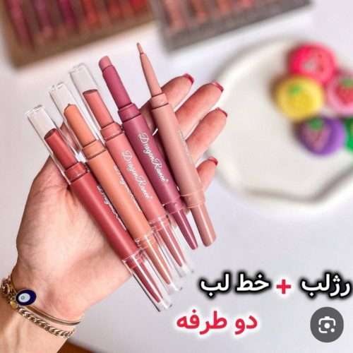 فروش عمده خط لب و رژ لب 2 طرفه دراگون رانی Dragon Ranee کد 130848