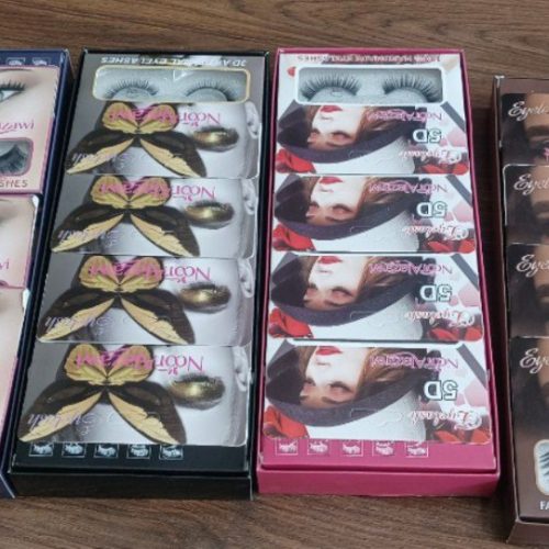 فروش عمده انواع مژه مصنوعی ۳بعدی تا ۷ بعدی کد 131104