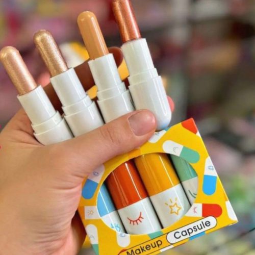 فروش عمده پک کانسیلر هایلایتر کپسولی کد 132044