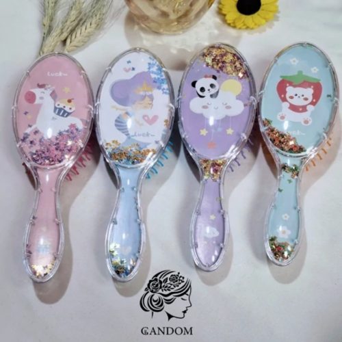 فروش عمده برس موی آکواریومی دخترونه کد 132046