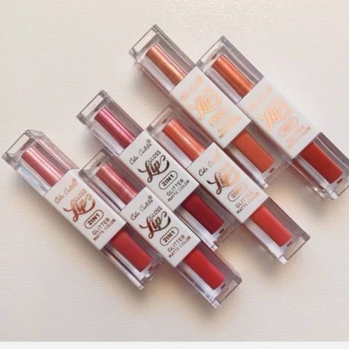 رژ لب دو طرفه کالر کاستل شامل رژ مات و شاین کد 135371 - خرید آرایشی لب عمده