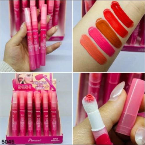 رژلب و رژگونه مایع کوشنی پد دار ریموکو کد 139093 - خرید آرایشی صورت عمده