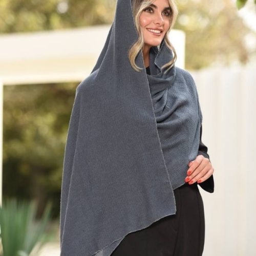 شال جاذبه رنگی دور لمه کد 139615 - خرید شال و روسری زنانه عمده