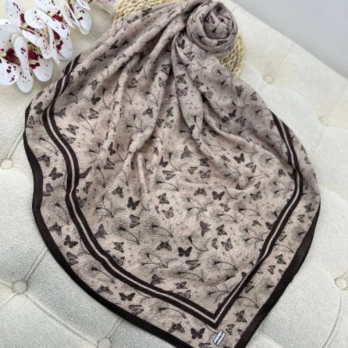 روسری منگوله دار کد 139624 - خرید شال و روسری زنانه عمده