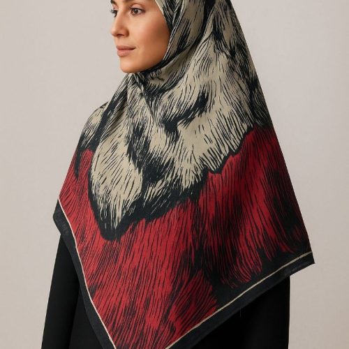 روسری دست دوز کد 139697 - خرید شال و روسری زنانه عمده