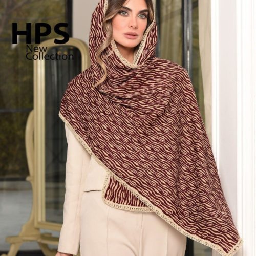 شال پاییزه پلیسه لب گیپور کد 139798 - خرید شال و روسری زنانه عمده