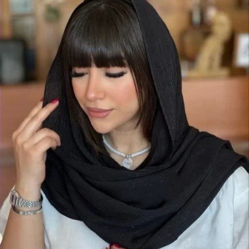 شال مشکی پلیسه کد 140000 - خرید شال و روسری زنانه عمده