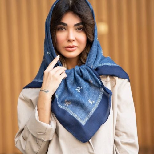 روسری نخی سی اسکارف کد 140132 - خرید شال و روسری زنانه عمده
