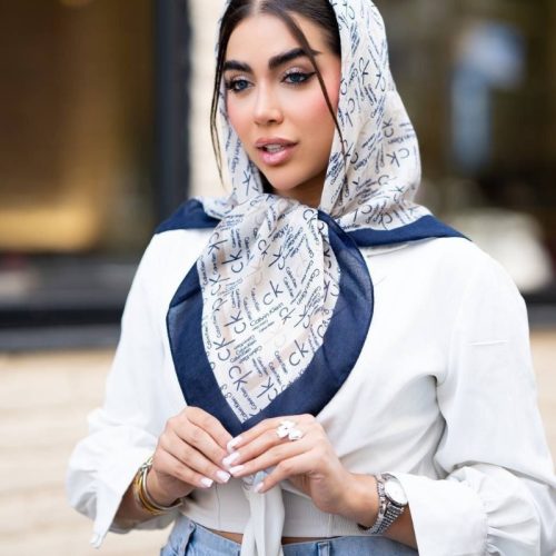 روسری نخی سی اسکارف کد 140134 - خرید شال و روسری زنانه عمده