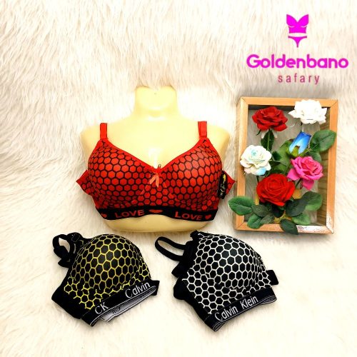 سوتین اسفنجی زنبوری کد 136718 - خرید سوتین زنانه عمده