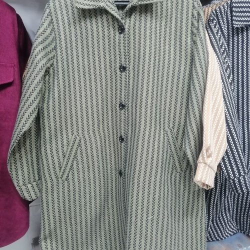 مانتو گندمی کد 136826 - خرید مانتو زنانه عمده