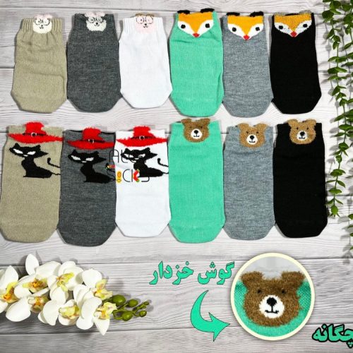 خرید عمده جوراب مچی بچه گانه ریزبافت تراکم بالا پنجه روسو