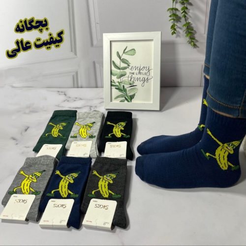 خرید عمده جوراب ساقدار فانتزی ریزبافت تراکم بالا بچه گانه