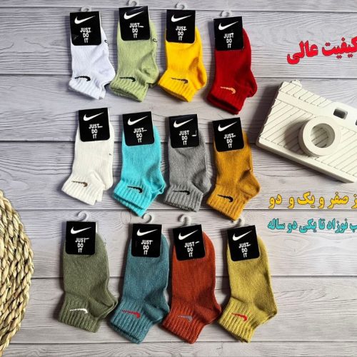 خرید عمده جوراب مچی ریزبافت کش انگلیسی تراکم بالا بچه گانه