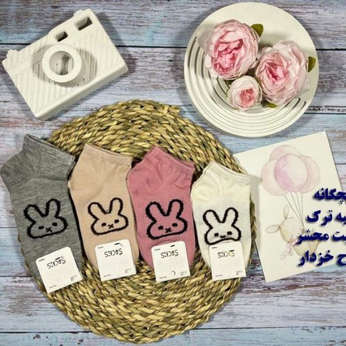 خرید عمده جوراب مچی ریزبافت پنبه ترک اعلاء بچه گانه - جوراب دخترانه عمده