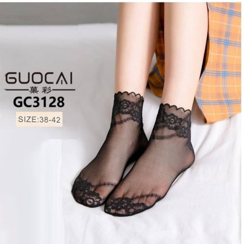 خرید عمده جوراب گیپور خارجی GUOCAI زنانه - جوراب زنانه عمده
