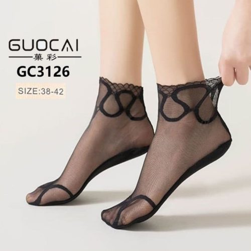 خرید عمده جوراب گیپور خارجی GUOCAI زنانه - جوراب زنانه عمده