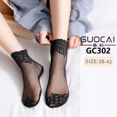 خرید عمده جوراب گیپور خارجی GUOCAI زنانه - جوراب زنانه عمده