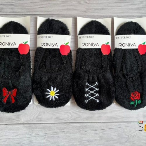 پاپوش روفرشی زمستانه اعلاء زنانه کد 138474 - خرید جوراب زنانه عمده