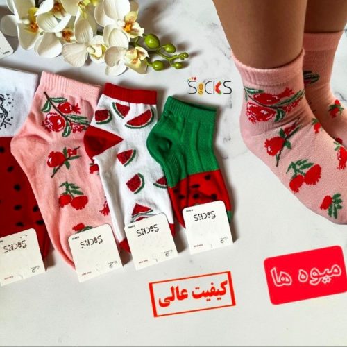 🟢جوراب نیمساق ریزبافت تراکم بالا بچه گانه🟢 کد 123942 - خرید جوراب دخترانه عمده