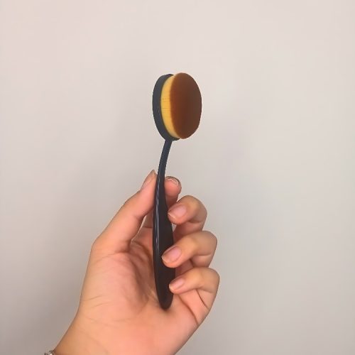 فروش عمده براش کرمپودر همراه با جای طلقی - ابزار آرایشی عمده