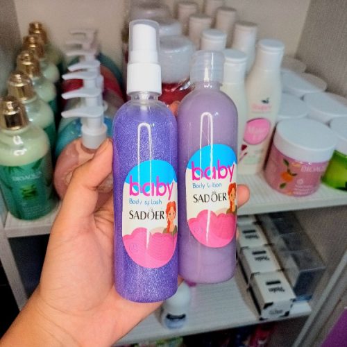 ست لوسیون بدن و بادی اسپلش بیبی کد 120384 - خرید مراقبت بدن عمده
