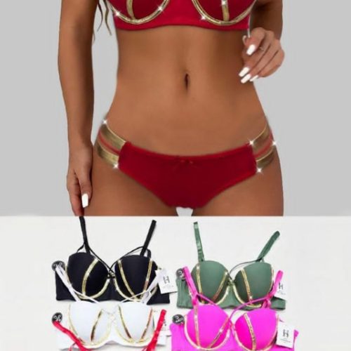 ست شورت و سوتین جنس درجه ۱ وارداتی کد 134821 - خرید شورت و سوتین زنانه عمده