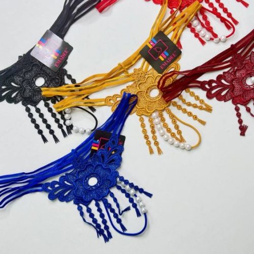 شورت زنانه فانتزی فاق باز ومروارید دار خارجی کد 135315 - خرید شورت زنانه عمده