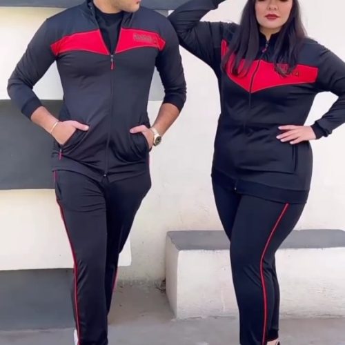 خرید عمده سوئیشرت شلوار سوپر فلامنت اسپرت کد6205.2 - ست بلوز شلوار زنانه عمده