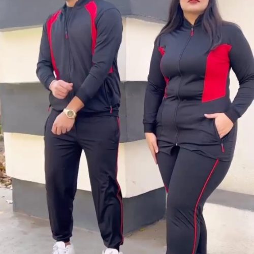 خرید عمده سوئیشرت شلوار سوپر فلامنت اسپرت کد6205 - ست بلوز شلوار زنانه عمده