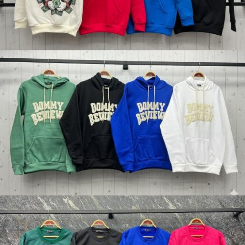 هودی بلوز نیم زیپ کد 134289 - خرید هودی مردانه عمده