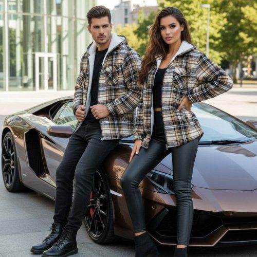 سوئی شرت  کشمیر تمام خز کد 134820 - خرید هودی مردانه عمده