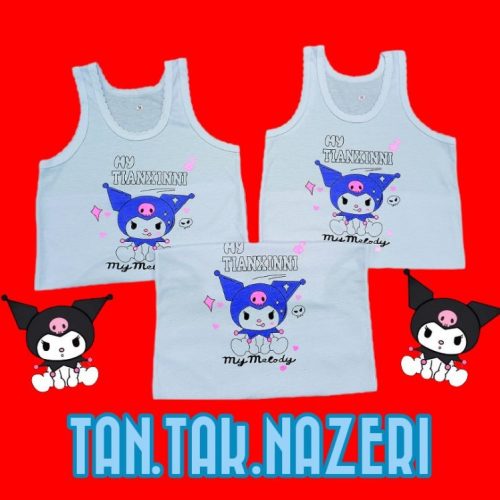 رکابی کرومی دخترانه کد 134354 - خرید تاپ و تیشرت دخترانه عمده