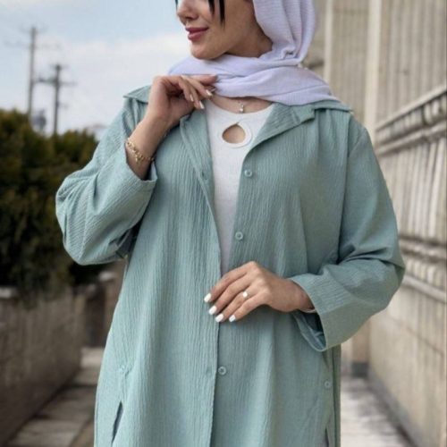 فروش عمده مانتو زنانه بغل دکمه - مانتو زنانه عمده