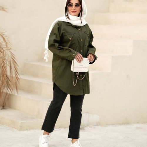 فروش عمده مانتو زنانه کتان - مانتو زنانه عمده