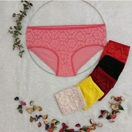 فروش عمده شورت نخی جلو تور/ کد b341 - شورت زنانه عمده