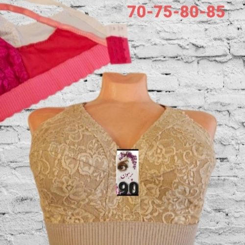 فروش عمده سوتین دانتل زیر نخی کش پهن b 21448 کد 131263