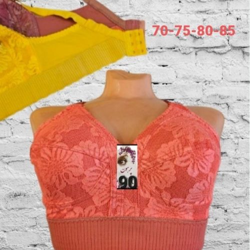 فروش عمده سوتین دانتل زیر نخی کش پهن a 21448 کد 131266